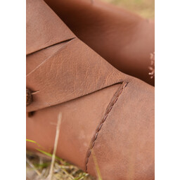 Zapatos vikingos Jorvik con clavos, marrón claro - Celtic Webmerchant