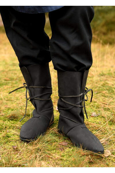 Bottes viking Oseberg, noires - Celtic Webmerchant