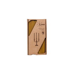 Bougie en cire d'abeille trempée 25 cm, lot de 60 - Celtic Webmerchant