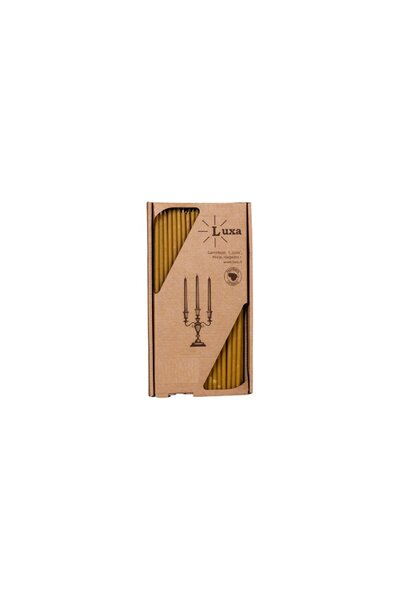 Dipped beeswax candle 25 cm, set of 60 - Celtic Webmerchant