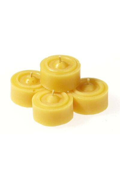 Candele da tè in cera d'api, set da 10 - Celtic Webmerchant
