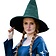 Leonardo Carbone Witches hat, green - Celtic Webmerchant
