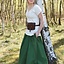 Middeleeuwse rok Melisende, groen - Celtic Webmerchant