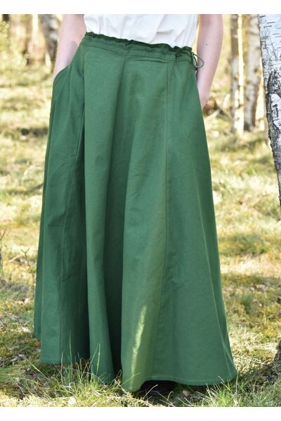 Medieval spódnica Melisende, zielony - Celtic Webmerchant