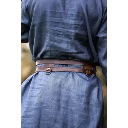 Double ceinture Ubbe, marron foncé - Celtic Webmerchant