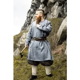 Double belt Ubbe, dark brown - Celtic Webmerchant