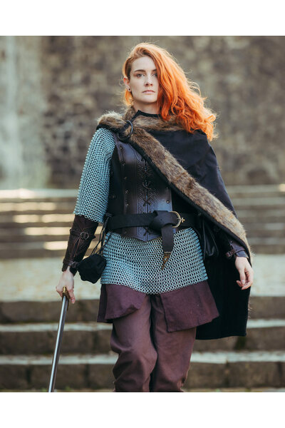 manto de Viking Bjorn negro - Celtic Webmerchant