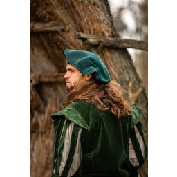 Samtbarett, grün - Celtic Webmerchant