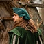 Samtbarett, grün - Celtic Webmerchant