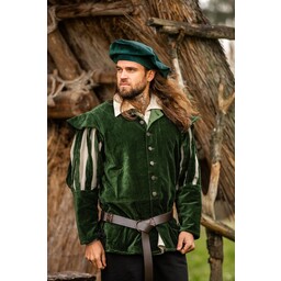 Velvet beret, green - Celtic Webmerchant