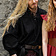 Leonardo Carbone Camisa pirata con cordones, negro - Celtic Webmerchant
