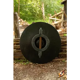 LARP okrągła tarcza czerwona drewna 50 cm - Celtic Webmerchant