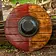 Epic Armoury escudo redondo LARP, rojo-madera 50 cm - Celtic Webmerchant