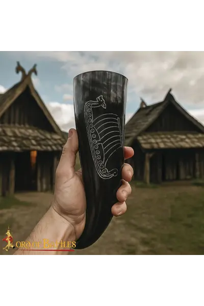 Wikinger Trinkhorn Drakar - Celtic Webmerchant
