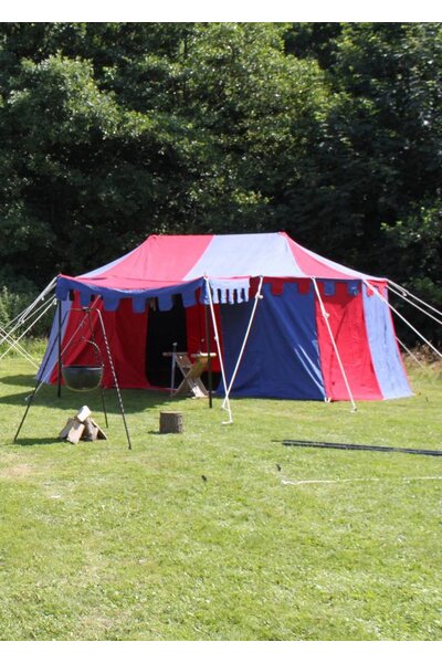 Medeltids tält Burgund, 3 x 5 m - Celtic Webmerchant