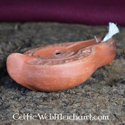 Römische Öllampe mit Chi-Rho-Kreuz - Celtic Webmerchant