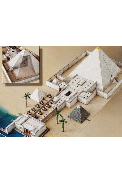 Bouwplaat pyramide met tempel - Celtic Webmerchant