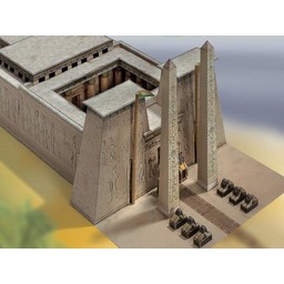 Egiziano tempio edificio bordo 1550 - 1070 aC. - Celtic Webmerchant