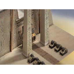 Bouwplaat Egyptische tempel 1550 - 1070 v. Chr - Celtic Webmerchant