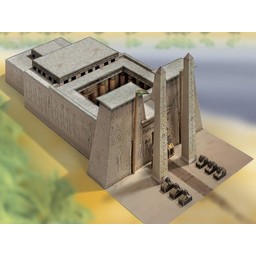 Egiziano tempio edificio bordo 1550 - 1070 aC. - Celtic Webmerchant