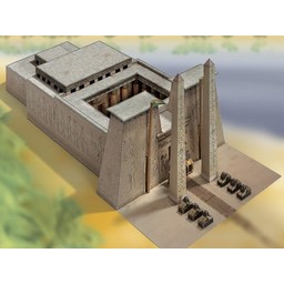 Model byggesæt egyptisk tempel 1550 - 1070 f.Kr..