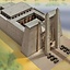 Modell byggsats egyptiska tempel 1550 - 1070 f Kr.