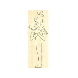 Papyrus coloring plate Osiris - Celtic Webmerchant