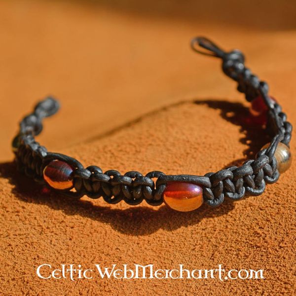 Bracciale Con Perline Cuoio Celticwebmerchant Com