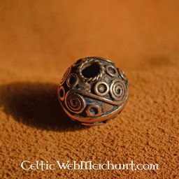 Beardbead celtica con spirali d'argento - Celtic Webmerchant