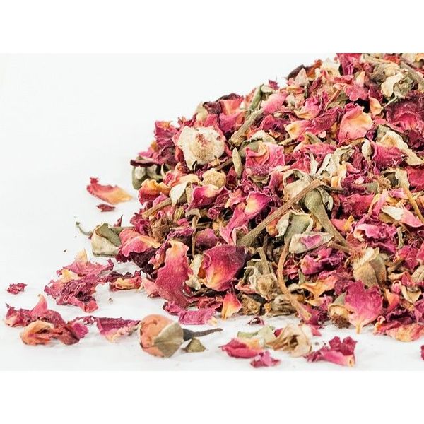 Secos petalos rosa de uso de