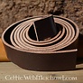 Ceinture en cuir 20 mm / 140 cm, marron
