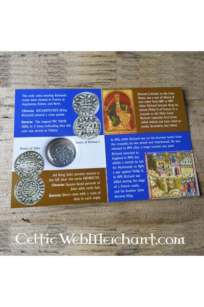 Richard Lionheart coin pack - Celtic Webmerchant