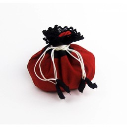 Pochette de l'argent Lynette, rouge-noir - Celtic Webmerchant