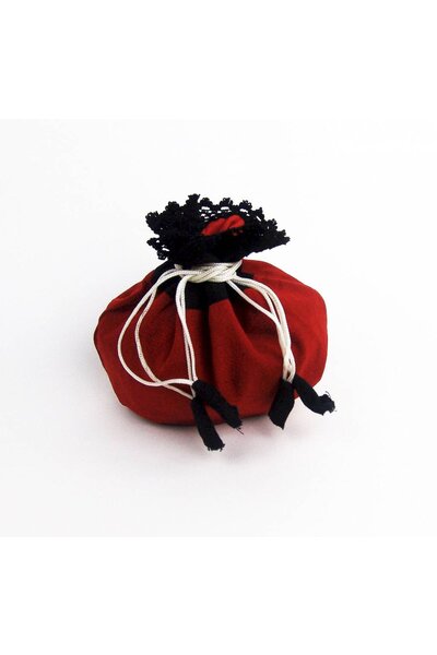 Pochette de l'argent Lynette, rouge-noir - Celtic Webmerchant