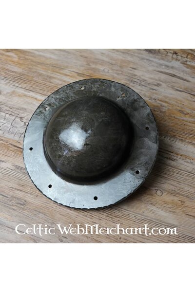 Hand beaten shield boss for round shield - Celtic Webmerchant