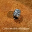 Silber Bart Perle mit keltischen Knoten - Celtic Webmerchant
