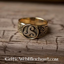 Anello trisquelion celtica - Celtic Webmerchant