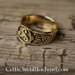 Anello trisquelion celtica - Celtic Webmerchant