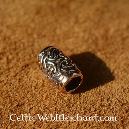 Bronze Bartes bead mit keltischem Knoten - Celtic Webmerchant