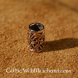 Bronze Bartes bead mit keltischem Knoten - Celtic Webmerchant