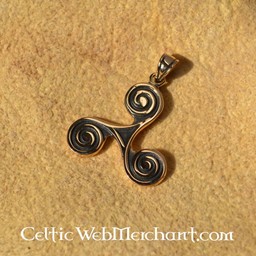 Triskelion de bronce - Celtic Webmerchant