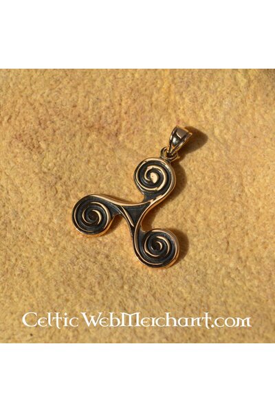Triskelion in bronzo - Celtic Webmerchant