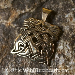 Caractère ornemental Bronze chiens Cûchulainn - Celtic Webmerchant