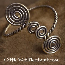 Celtic górna bransoletka z spirale - Celtic Webmerchant