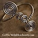 Celtic oberer Armband mit Spiralen - Celtic Webmerchant