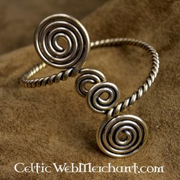 Keltische bovenarmband met spiralen - Celtic Webmerchant