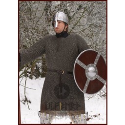 Hauberk, blandat, platta ringar, runda nitar, 6 mm - Celtic Webmerchant