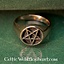Bronze pentagram ring