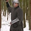 Haubergeon, mixte, anneaux plats, rivets ronds, 6 mm - Celtic Webmerchant