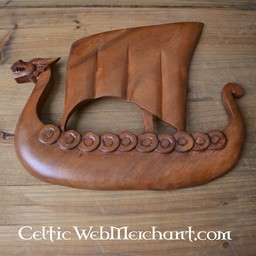 Træ- Viking Drakkar - Celtic Webmerchant